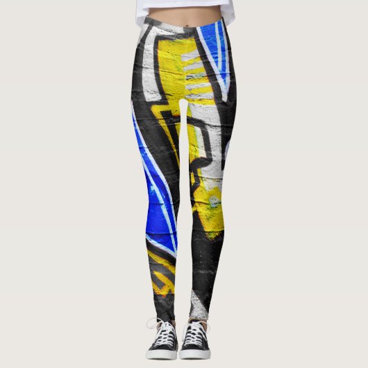 Graffiti 6 lecna leggings (Voorkant)