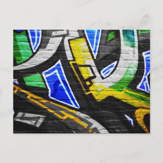 Graffiti 6 pccna briefkaart (Voorkant)