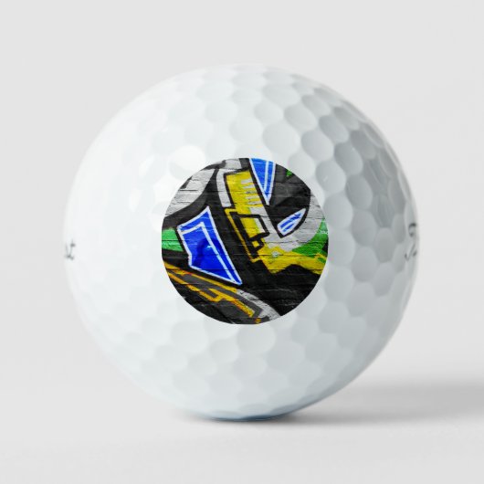 Graffiti 6 tpv1 gbcnm golfballen (Voorkant)