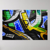 Graffiti 6-wapn poster (Voorkant)