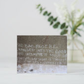 Graffiti aan de noordmuur, Staren aan het Keukenst Briefkaart (Staand voorkant)