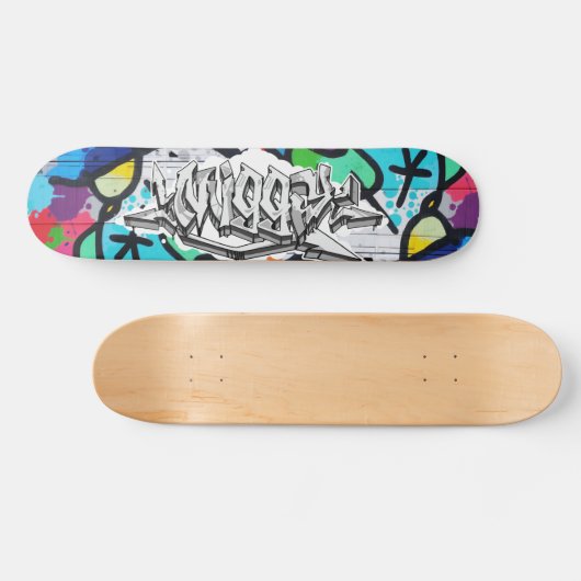 Graffiti aangepast skateboard (Horizontaal)