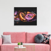 Graffiti Abstract Canvas Afdruk (Insitu (Woonkamer))