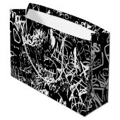 Graffiti Abstract kleurenpatroon Groot Cadeauzakje (Achterkant Gekanteld)