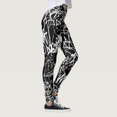 Graffiti Abstract kleurenpatroon Leggings (Rechts)