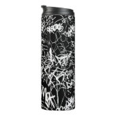 Graffiti Abstract kleurenpatroon Thermosbeker (Geroteerd rechts)