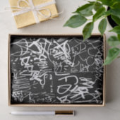 Graffiti Abstract kleurenpatroon Tissuepapier (Geschenk)