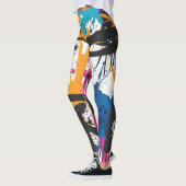 Graffiti abstract leggings (Links)
