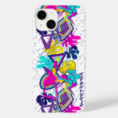 Graffiti Abstract Ontwerp. Gepersonaliseerd Case-Mate iPhone Case (Achterkant)