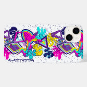 Graffiti Abstract Ontwerp. Gepersonaliseerd Case-Mate iPhone Case (Achterkant (horizontaal))