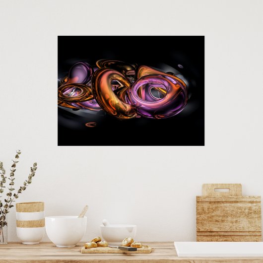 Graffiti Abstract Poster (Keuken)
