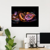 Graffiti Abstract Poster (Thuiskantoor)