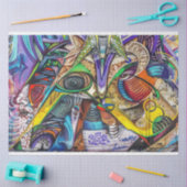 Graffiti Abstract stedelijk 16 deklaagpapier Tissuepapier (Craft)