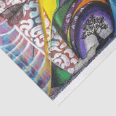 Graffiti Abstract stedelijk 16 deklaagpapier Tissuepapier (Detail)