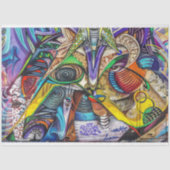 Graffiti Abstract stedelijk 16 deklaagpapier Tissuepapier (Voorkant)