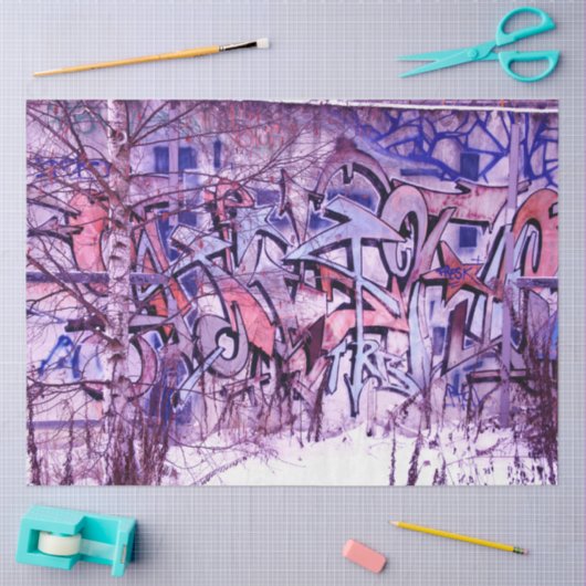 Graffiti Abstract stedelijk 17 deklaagpapier Tissuepapier (Craft)