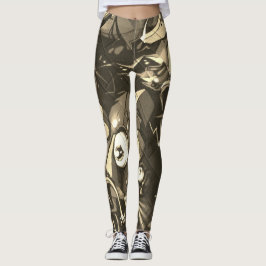 Graffiti Abstracte Camo Leggings