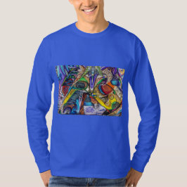Graffiti abstracte kunst t-shirt