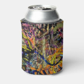 Graffiti-achtergrond Blikjeskoeler (Blikje Achterkant)