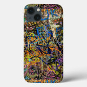 Graffiti-achtergrond Case-Mate iPhone Case (Achterkant)