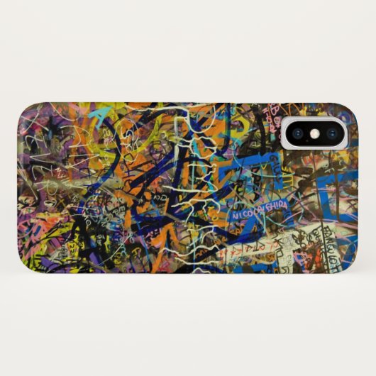 Graffiti-achtergrond Case-Mate iPhone Case (Achterkant (horizontaal))