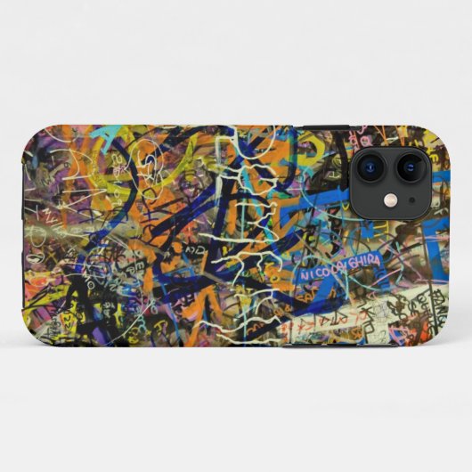 Graffiti-achtergrond Case-Mate iPhone Case (Achterkant (horizontaal))