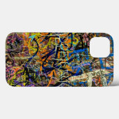 Graffiti-achtergrond Case-Mate iPhone Case (Achterkant (horizontaal))