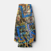 Graffiti-achtergrond Flesjeskoeler (Voorkant)