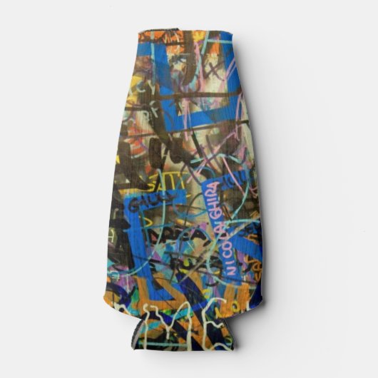 Graffiti-achtergrond Flesjeskoeler (Voorkant)