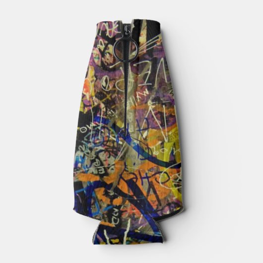 Graffiti-achtergrond Flesjeskoeler (Achterkant)