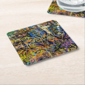 Graffiti-achtergrond Kartonnen Onderzetters (Schuin)