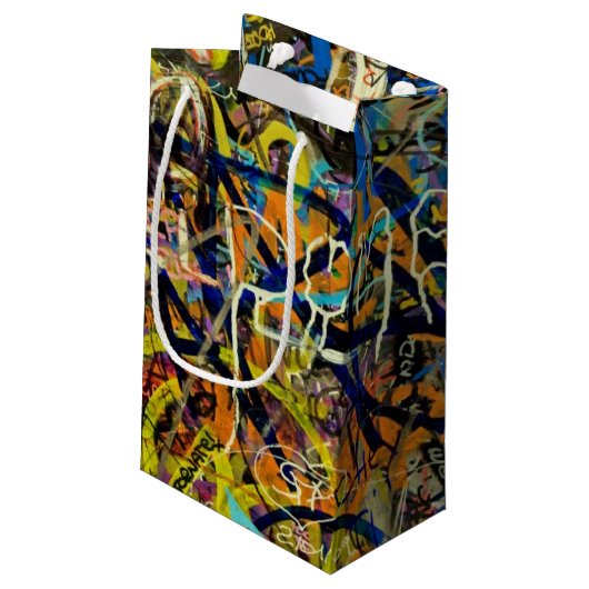 Graffiti-achtergrond Klein Cadeauzakje (Achterkant Gekanteld)