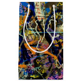 Graffiti-achtergrond Klein Cadeauzakje (Voorkant)
