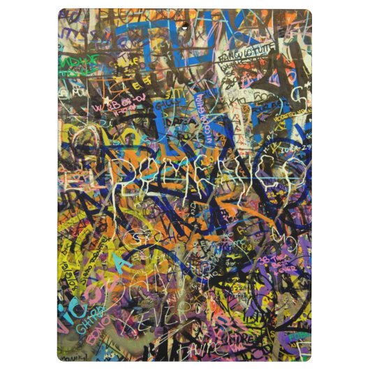 Graffiti-achtergrond Klembord (Achterkant)