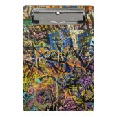 Graffiti-achtergrond Mini Klembord (Voorkant)