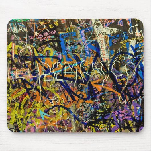 Graffiti-achtergrond Muismat (Voorkant)