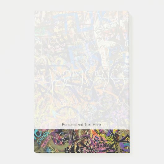 Graffiti-achtergrond Post-it® Notes (Voorkant)