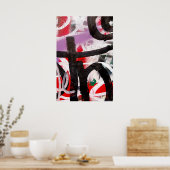 graffiti achtergrond poster (Keuken)
