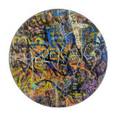 Graffiti-achtergrond Snijplank (Voorkant)