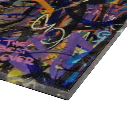 Graffiti-achtergrond Snijplank (Hoek)