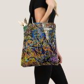 Graffiti-achtergrond Tote Bag (Dichtbij)