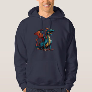 Graffiti-achtige draak – geestige cartoonachtige H Hoodie
