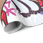 Graffiti afbeelding met straatgraffiti letters cadeaupapier (Rol Hoek)