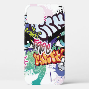 Graffiti afbeelding met straatgraffiti letters Case-Mate iPhone case