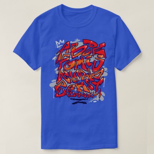 Graffiti Alfabet 2 T-shirt (Design voorkant)