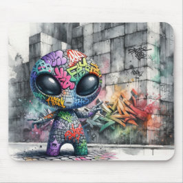 Graffiti Alien Mousepad Muismat