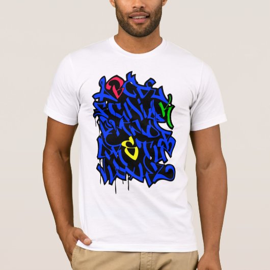 Graffiti Alphabet T-shirt (Voorkant)