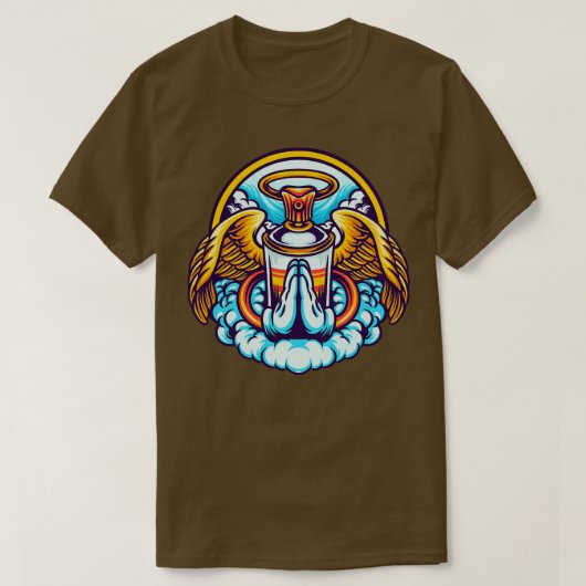 Graffiti Angel T-shirt (Design voorkant)