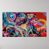 Graffiti Apocalypse Horseman Poster (Voorkant)