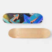 Graffiti Arrows en Halftone Effect Skateboard (Horizontaal)